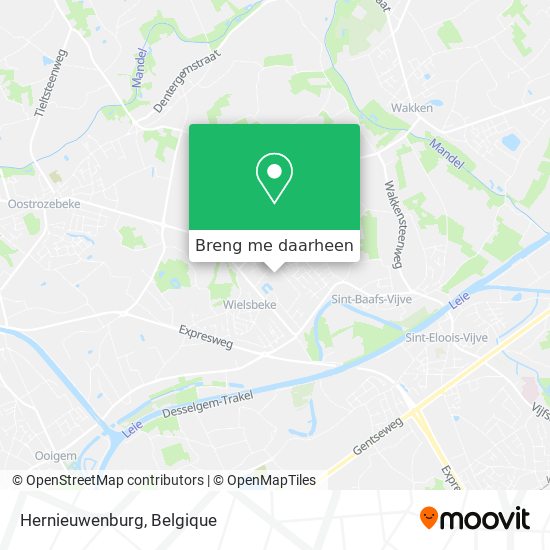 Hernieuwenburg kaart