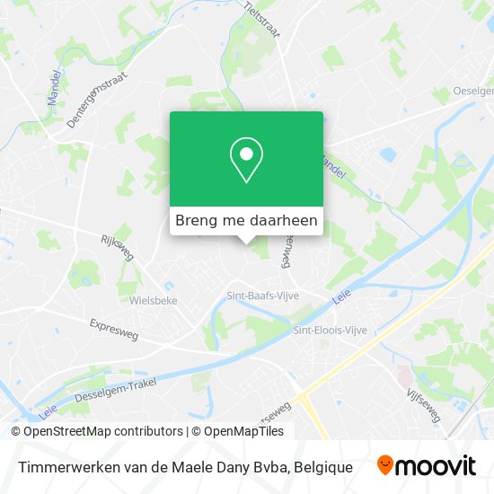 Timmerwerken van de Maele Dany Bvba kaart