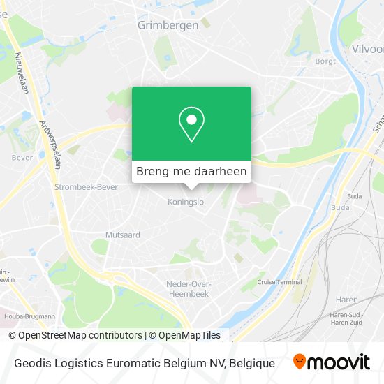 Geodis Logistics Euromatic Belgium NV kaart