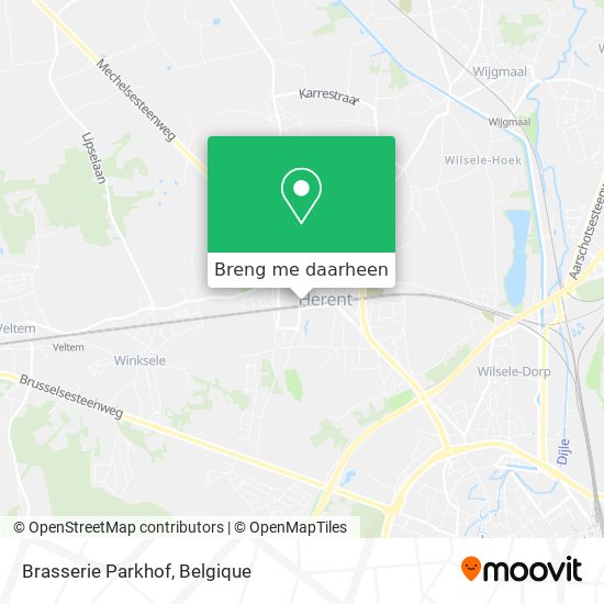 Brasserie Parkhof kaart