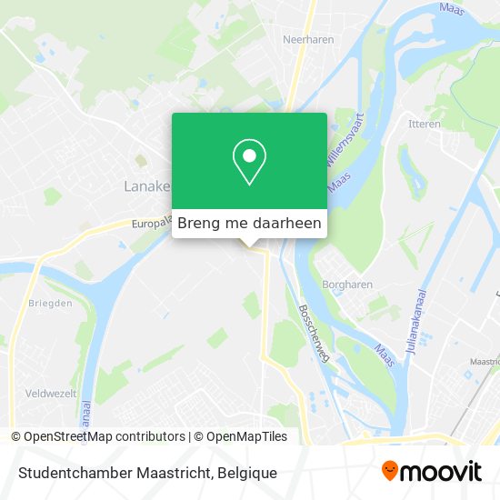 Studentchamber Maastricht kaart