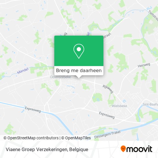 Viaene Groep Verzekeringen kaart