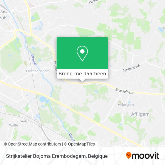 Strijkatelier Bojoma Erembodegem kaart