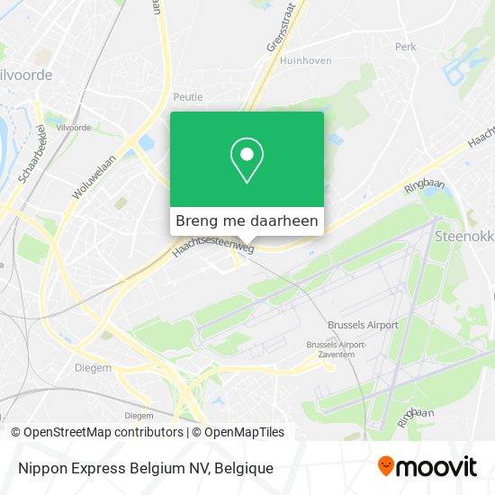 Nippon Express Belgium NV kaart