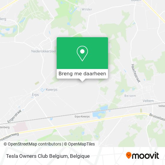 Tesla Owners Club Belgium kaart