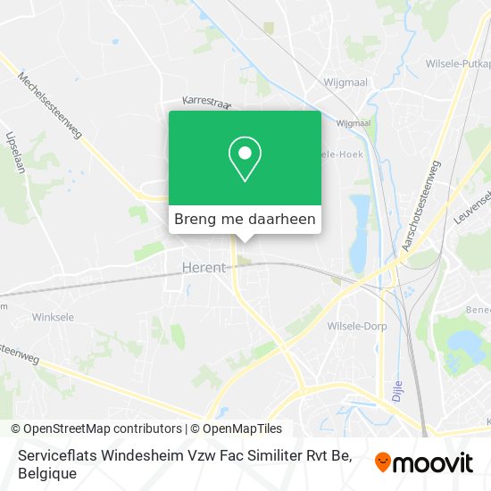 Serviceflats Windesheim Vzw Fac Similiter Rvt Be kaart