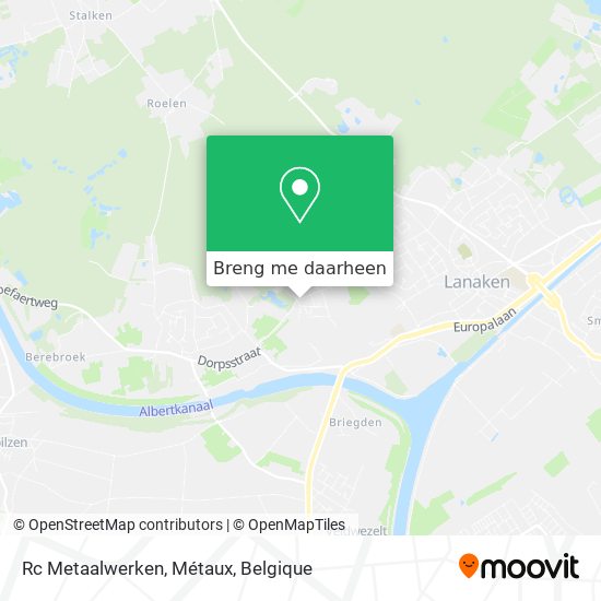 Rc Metaalwerken, Métaux kaart