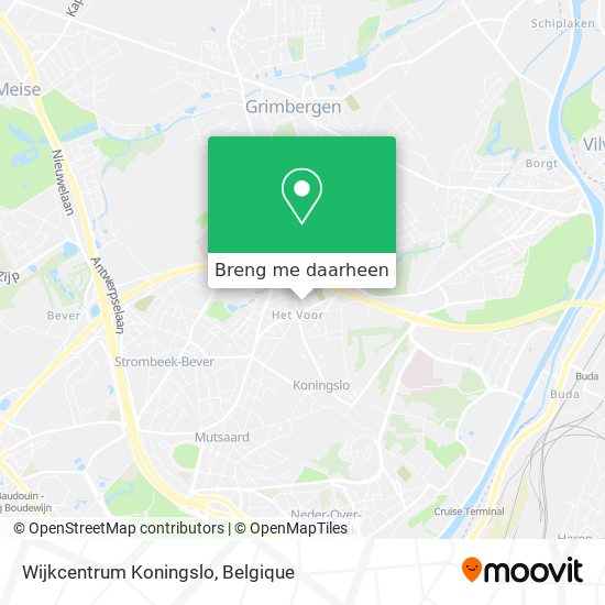Wijkcentrum Koningslo kaart
