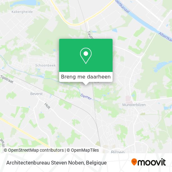 Architectenbureau Steven Noben kaart
