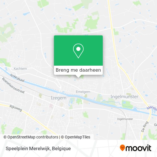 Speelplein Merelwijk kaart