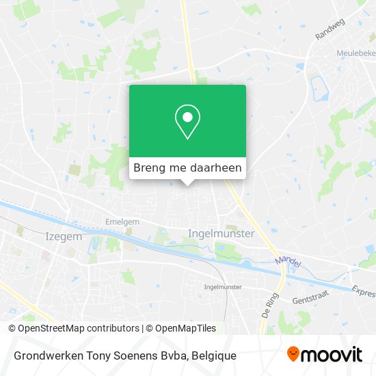 Grondwerken Tony Soenens Bvba kaart