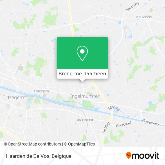 Haarden de De Vos kaart