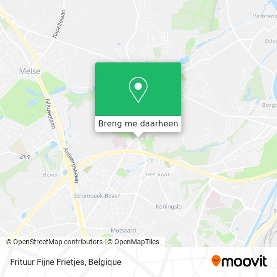 Frituur Fijne Frietjes kaart