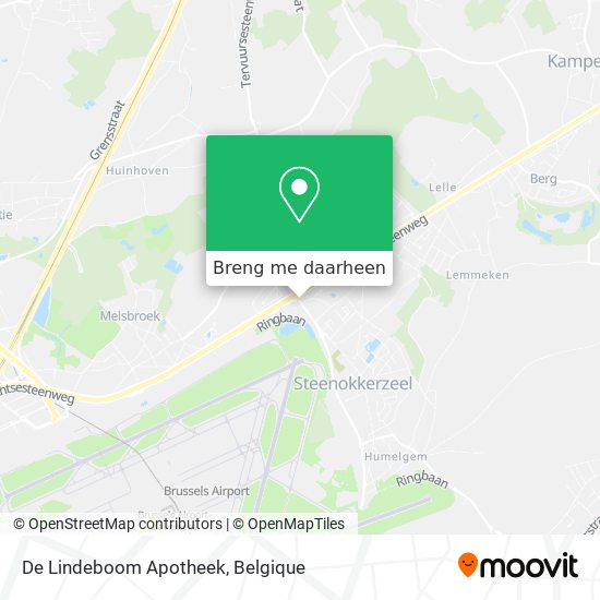 De Lindeboom Apotheek kaart