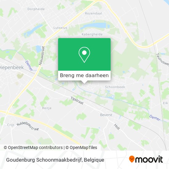 Goudenburg Schoonmaakbedrijf kaart