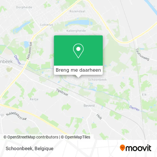Schoonbeek kaart