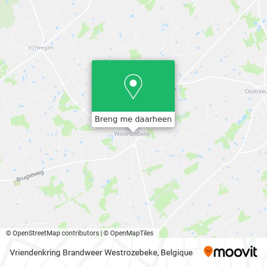 Vriendenkring Brandweer Westrozebeke kaart