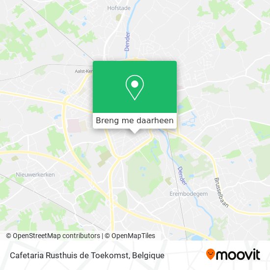 Cafetaria Rusthuis de Toekomst kaart