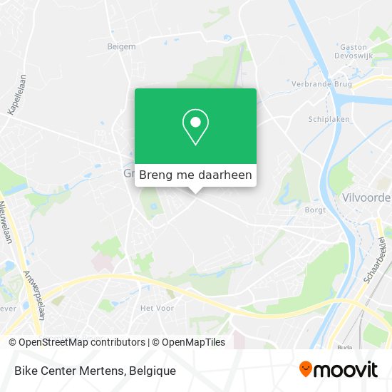 Bike Center Mertens kaart