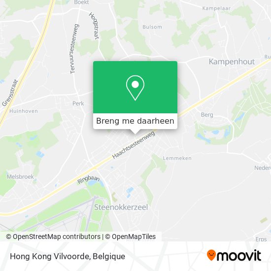 Hong Kong Vilvoorde kaart