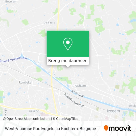 West-Vlaamse Roofvogelclub Kachtem kaart