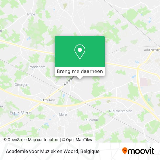 Academie voor Muziek en Woord kaart