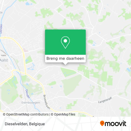 Dieselvelden kaart