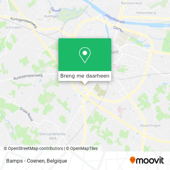 Bamps - Coenen kaart