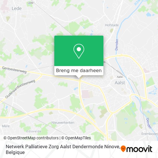 Netwerk Palliatieve Zorg Aalst Dendermonde Ninove kaart