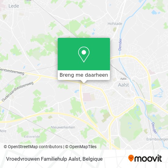 Vroedvrouwen Familiehulp Aalst kaart