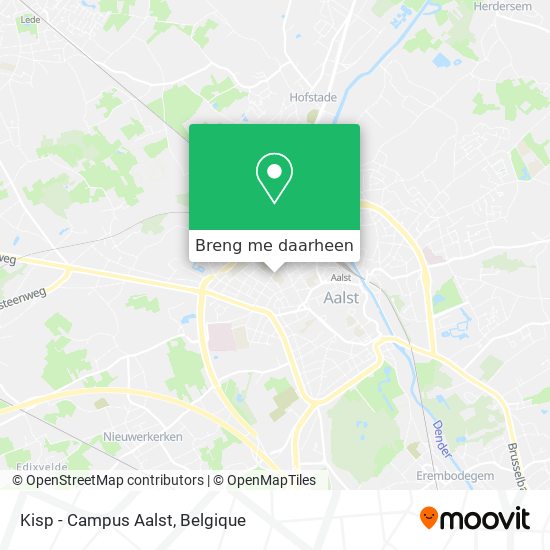 Kisp - Campus Aalst kaart