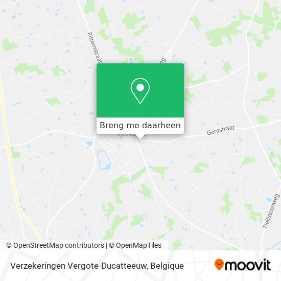 Verzekeringen Vergote-Ducatteeuw kaart