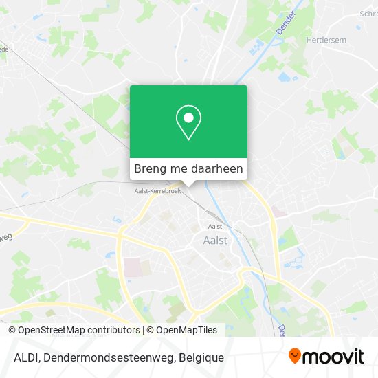 ALDI, Dendermondsesteenweg kaart