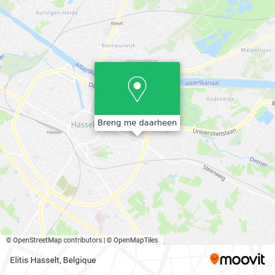 Elitis Hasselt kaart