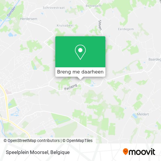 Speelplein Moorsel kaart