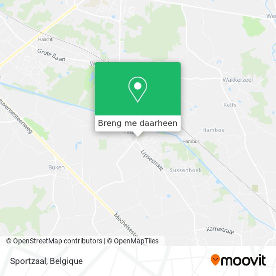 Sportzaal kaart