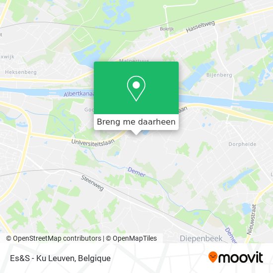 Es&S - Ku Leuven kaart