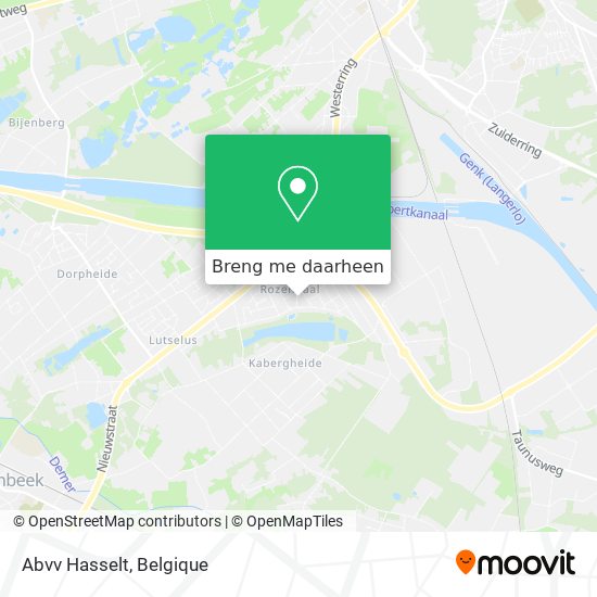 Abvv Hasselt kaart