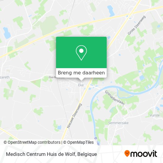 Medisch Centrum Huis de Wolf kaart