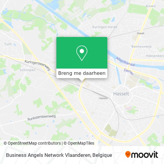 Business Angels Network Vlaanderen kaart