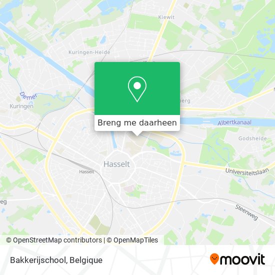 Bakkerijschool kaart