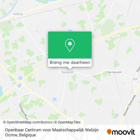 Openbaar Centrum voor Maatschappelijk Welzijn Ocmw kaart