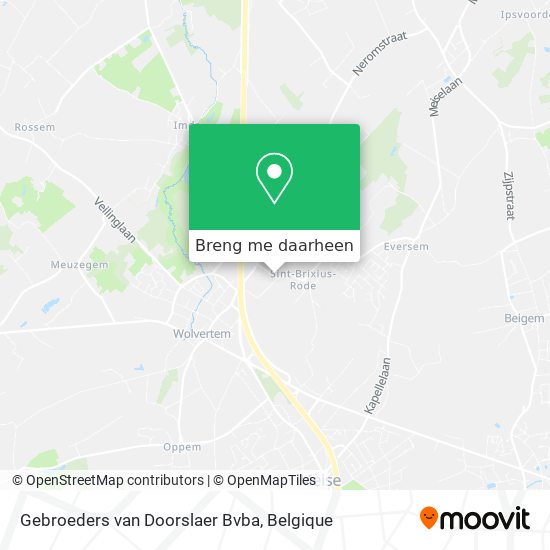 Gebroeders van Doorslaer Bvba kaart