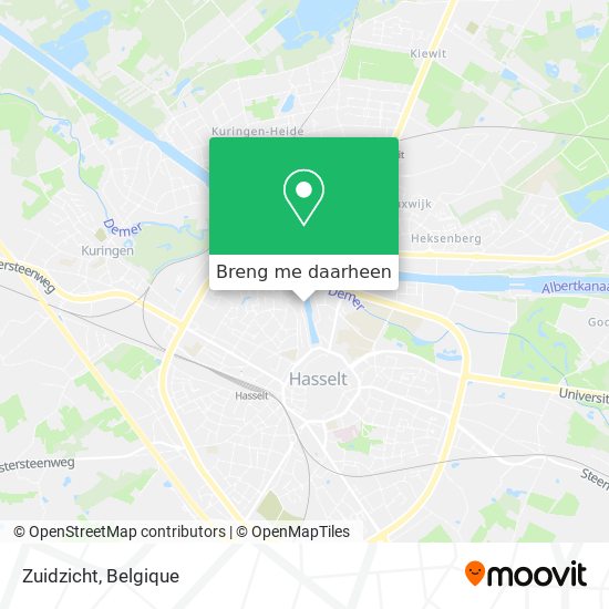 Zuidzicht kaart