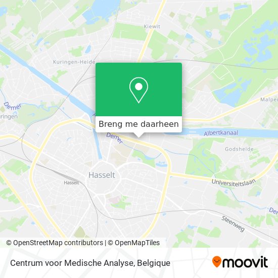 Centrum voor Medische Analyse kaart