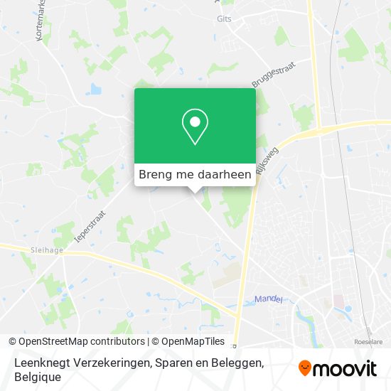 Leenknegt Verzekeringen, Sparen en Beleggen kaart