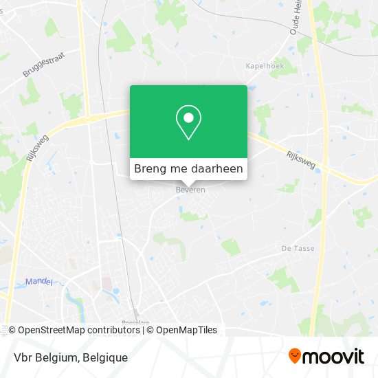 Vbr Belgium kaart
