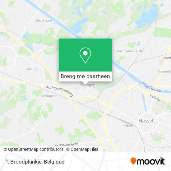 't Broodplankje kaart