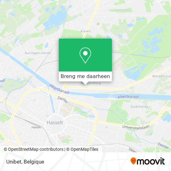 Unibet kaart