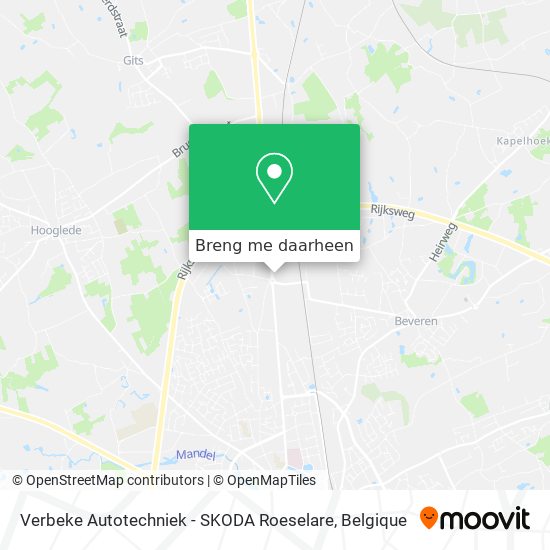 Verbeke Autotechniek - SKODA Roeselare kaart